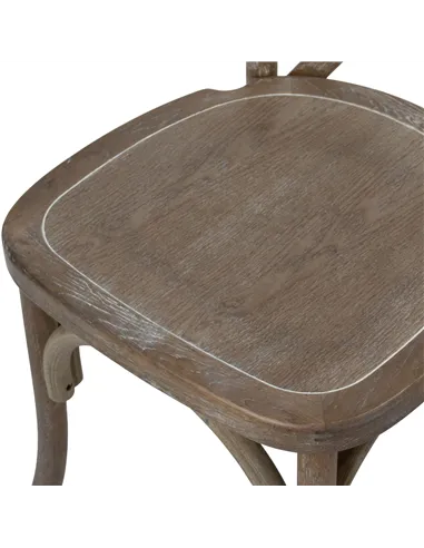 Hill Interiors Light Oak Cross Back Dining Chair 22926