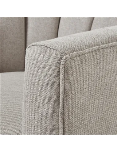 Hill Interiors Lily Swivel Chair In Oatmeal Twill 23735