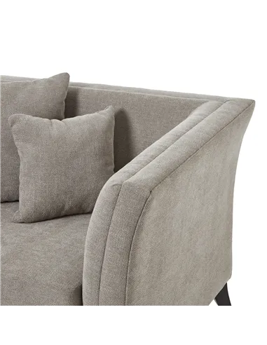 Hill Interiors Vesper Taupe Cushion Back Snuggle Chair 23741