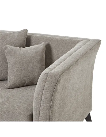 Hill Interiors Vesper Taupe Cushion Back Snuggle Chair 23741