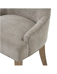 Hill Interiors Brockham Woven Taupe Dining Chair 23744 2