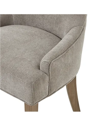 Hill Interiors Brockham Woven Taupe Dining Chair 23744