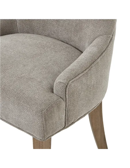 Hill Interiors Brockham Woven Taupe Dining Chair 23744