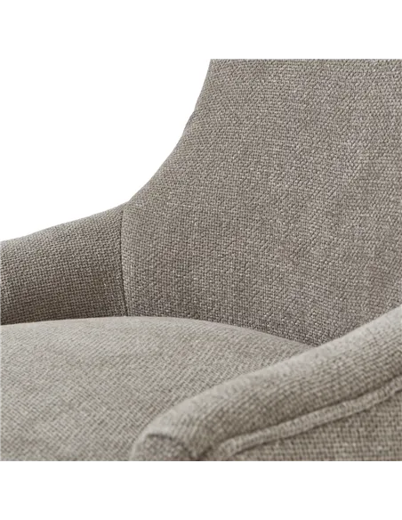 Hill Interiors Brockham Woven Taupe Dining Chair 23744