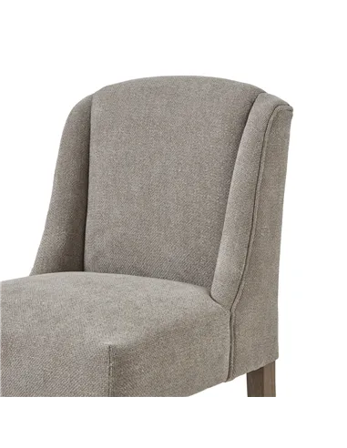 Hill Interiors Crompton Woven Taupe Dining Chair 23745