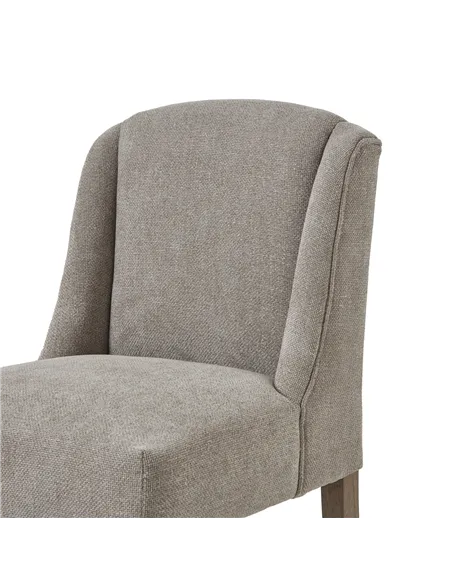 Hill Interiors Crompton Woven Taupe Dining Chair 23745