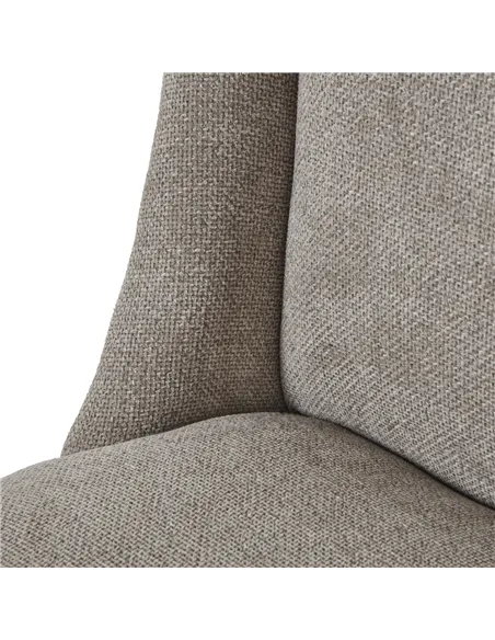 Hill Interiors Crompton Woven Taupe Dining Chair 23745