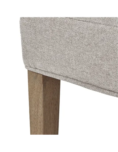 Hill Interiors Brockham Oatmeal Twill Dining Chair 23746