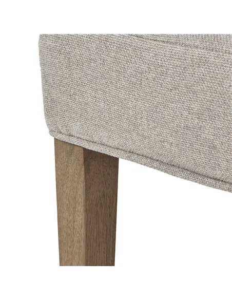 Hill Interiors Brockham Oatmeal Twill Dining Chair 23746