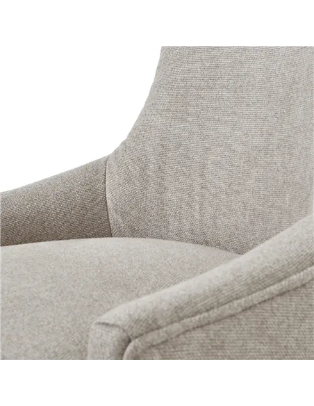 Hill Interiors Brockham Oatmeal Twill Dining Chair 23746