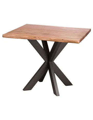 Hill Interiors Live Edge Collection Square Dining Table 20459
