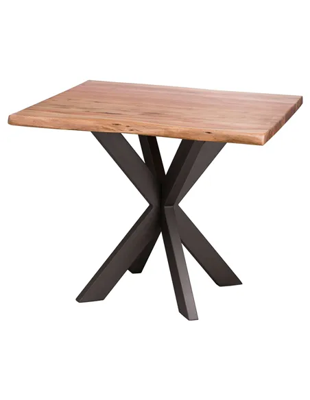 Hill Interiors Live Edge Collection Square Dining Table 20459