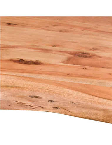 Hill Interiors Live Edge Collection Square Dining Table 20459