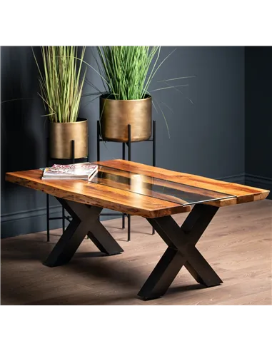 Hill Interiors Live Edge Collection River Coffee Table 21128