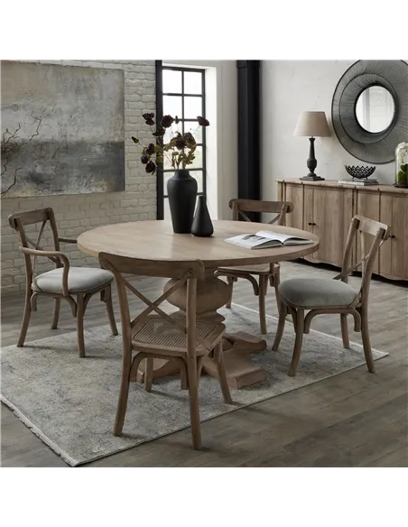 Hill Interiors Copgrove Collection Round Pedestal Dining Table 22695