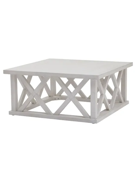 Hill Interiors Stamford Plank Collection Square Coffee Table 22922