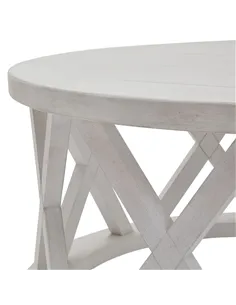 Hill Interiors Stamford Plank Collection Round Coffee Table 22923 2