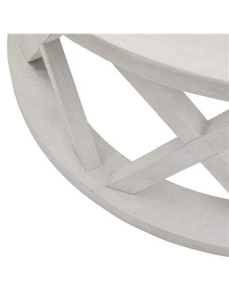 Hill Interiors Stamford Plank Collection Round Coffee Table 22923