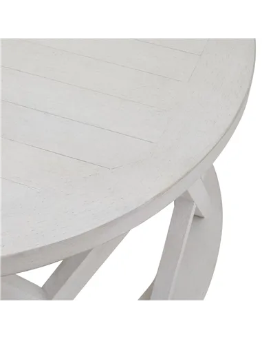 Hill Interiors Stamford Plank Collection Round Coffee Table 22923