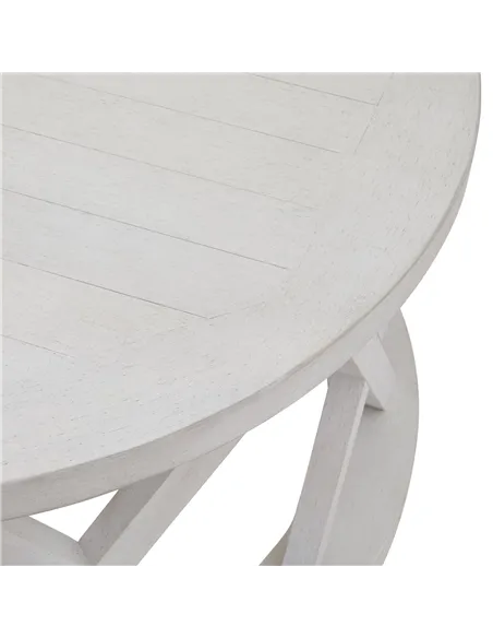 Hill Interiors Stamford Plank Collection Round Coffee Table 22923