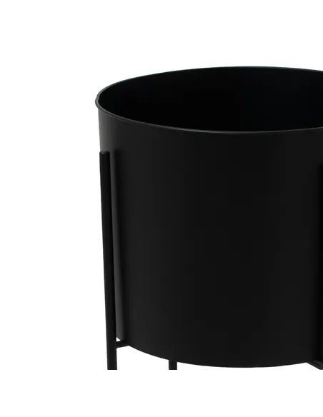 Hill Interiors Large Matt Black Planter On Frame 23096