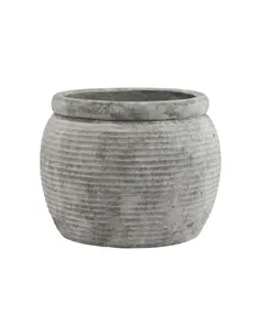 Hill Interiors Athena Rimmed Large Plant Pot 23297