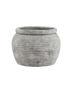 Hill Interiors Athena Rimmed Plant Pot 23298