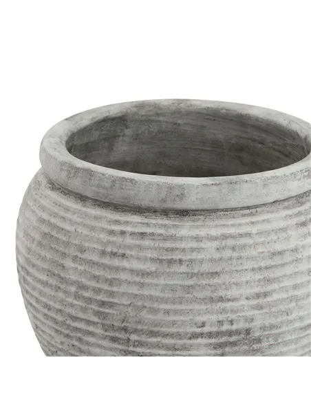 Hill Interiors Athena Rimmed Plant Pot 23298