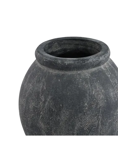 Hill Interiors Amalfi Grey Jar Shaped Planter 23305
