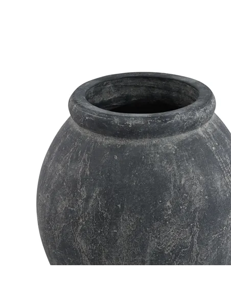 Hill Interiors Amalfi Grey Jar Shaped Planter 23305