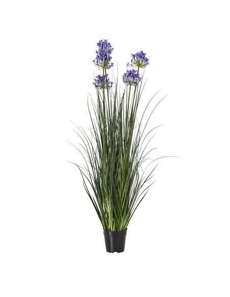 Hill Interiors Large Blue Agapanthus Plant In Pot 23716
