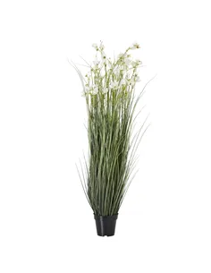 Hill Interiors Large White Meadow Plant In Pot 23720