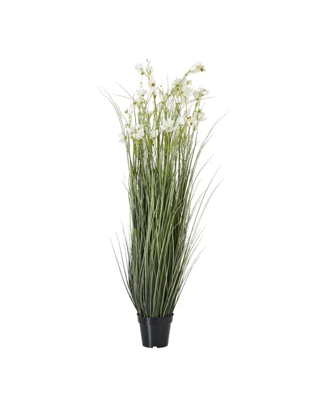 Hill Interiors Large White Meadow Plant In Pot 23720
