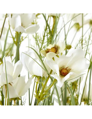 Hill Interiors Large White Meadow Plant In Pot 23720