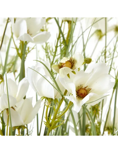 Hill Interiors Large White Meadow Plant In Pot 23720