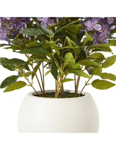 Hill Interiors Medium Purple Hydrangea Plant In Pot 23753