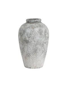 Hill Interiors Aged Stone Tall Ceramic Vase 19418