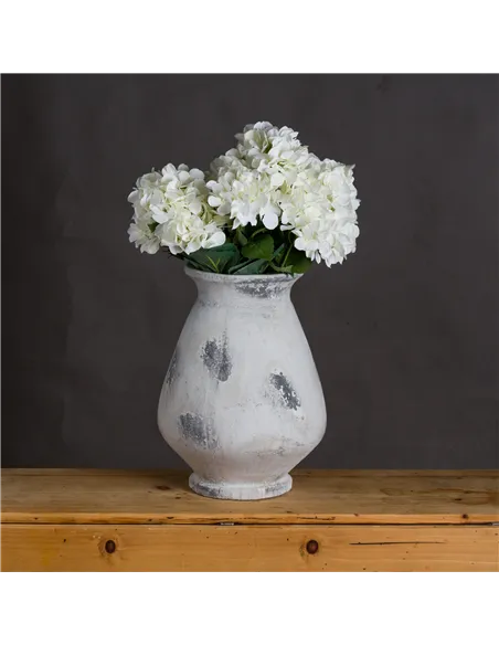 Hill Interiors Naxos Large Antique White Vase 19500