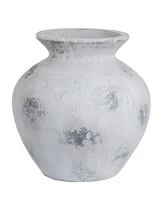 Hill Interiors Downton Large Antique White Vase 19501