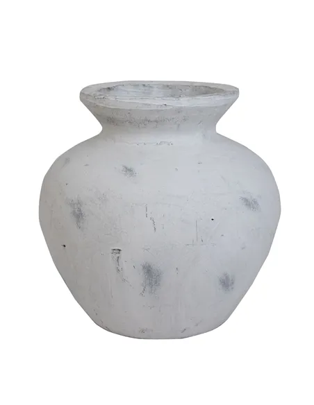Hill Interiors Darcy Antique White Vase 19502