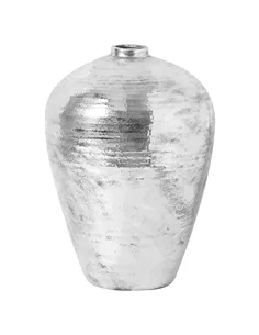 Hill Interiors Large Hammered Silver Astral Vase 21717