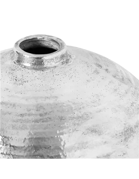 Hill Interiors Large Hammered Silver Astral Vase 21717