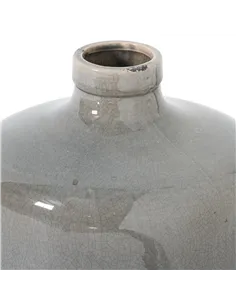 Hill Interiors Garda Grey Glazed Chive Vase 21767 2