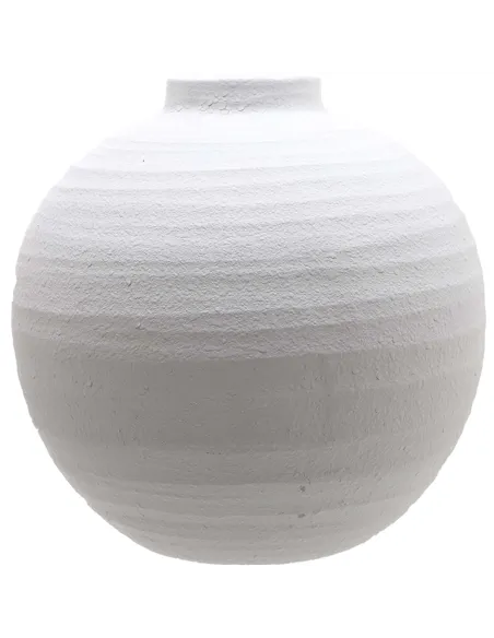 Hill Interiors Tiber Large Matt White Ceramic Vase 22244
