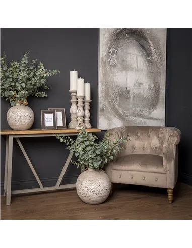 Hill Interiors Tiber Stone Ceramic Vase 22245