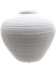 Hill Interiors Regola Matt White Ceramic Vase 22247