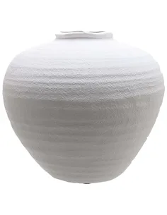 Hill Interiors Regola Large Matt White Ceramic Vase 22248