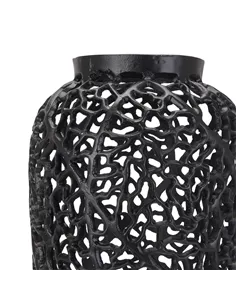 Hill Interiors Black Cast Lattice Large Vase 22875 2