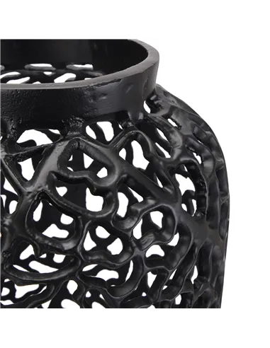 Hill Interiors Black Cast Lattice Large Vase 22875