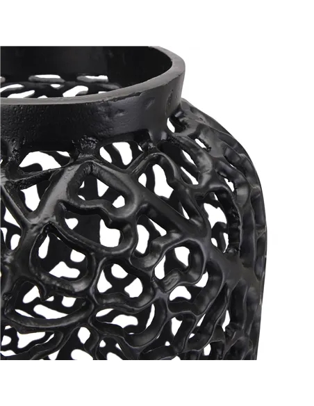 Hill Interiors Black Cast Lattice Large Vase 22875